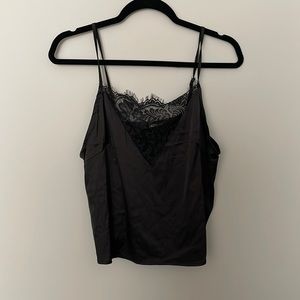 Black Lace Tank Top